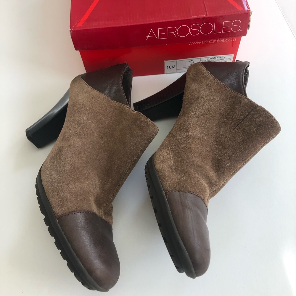 Aerosoles commentary brown booties